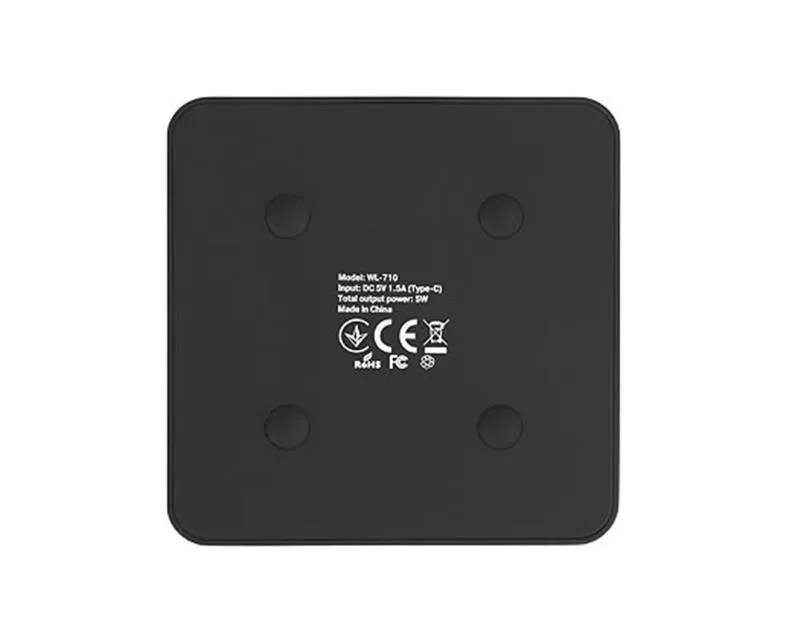 Бездротовий зарядний пристрій REAL-EL WL-710 1.5A 5W Black - мініатюра 6