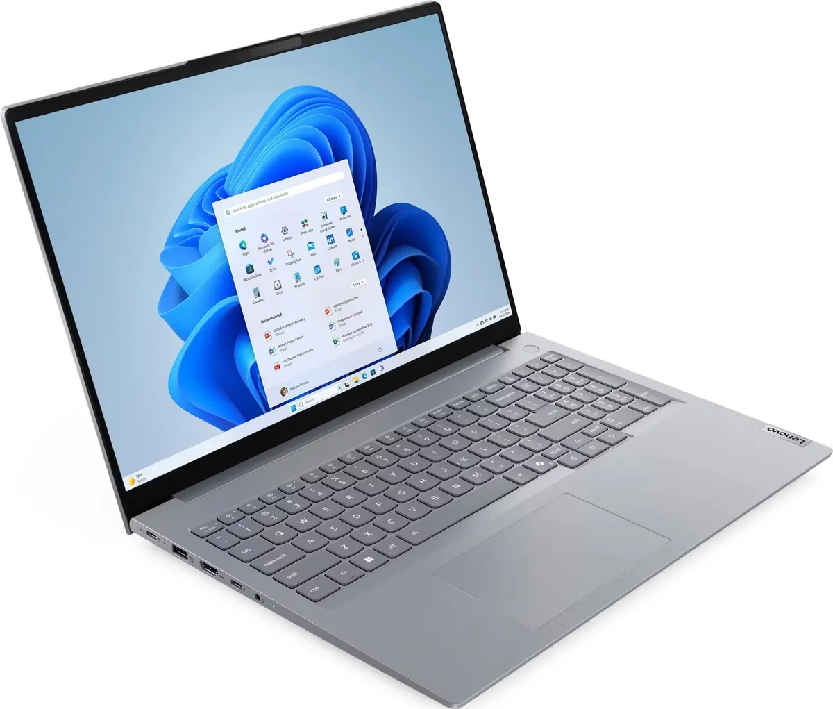 Ноутбук Lenovo ThinkBook 16 G9 IRL (21US000HRA) Arctic Grey - мініатюра 2