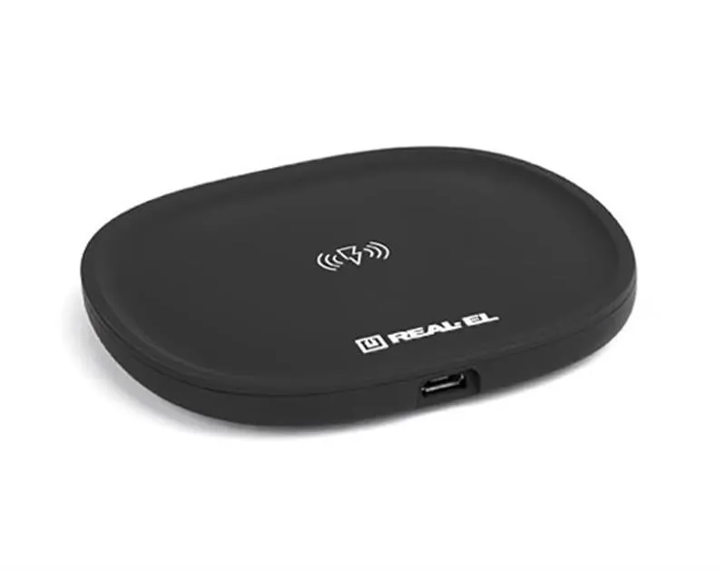 Бездротовий зарядний пристрій REAL-EL WL-740 2.4A 15W Black - мініатюра 7