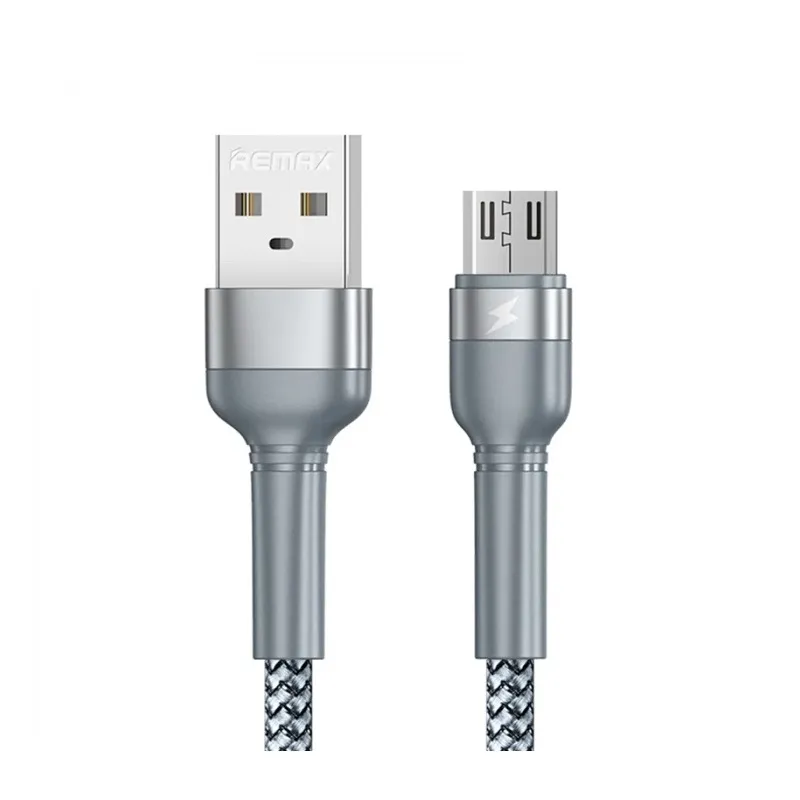 Кабель Remax Jany Series USB - micro USB, 1m Silver (RC-124m) - мініатюра 6