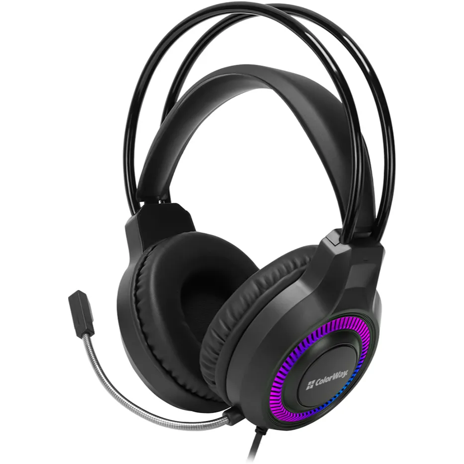 Гарнітура СolorWay GlowCore RGB Black (CW-HPG02BK) - мініатюра 16
