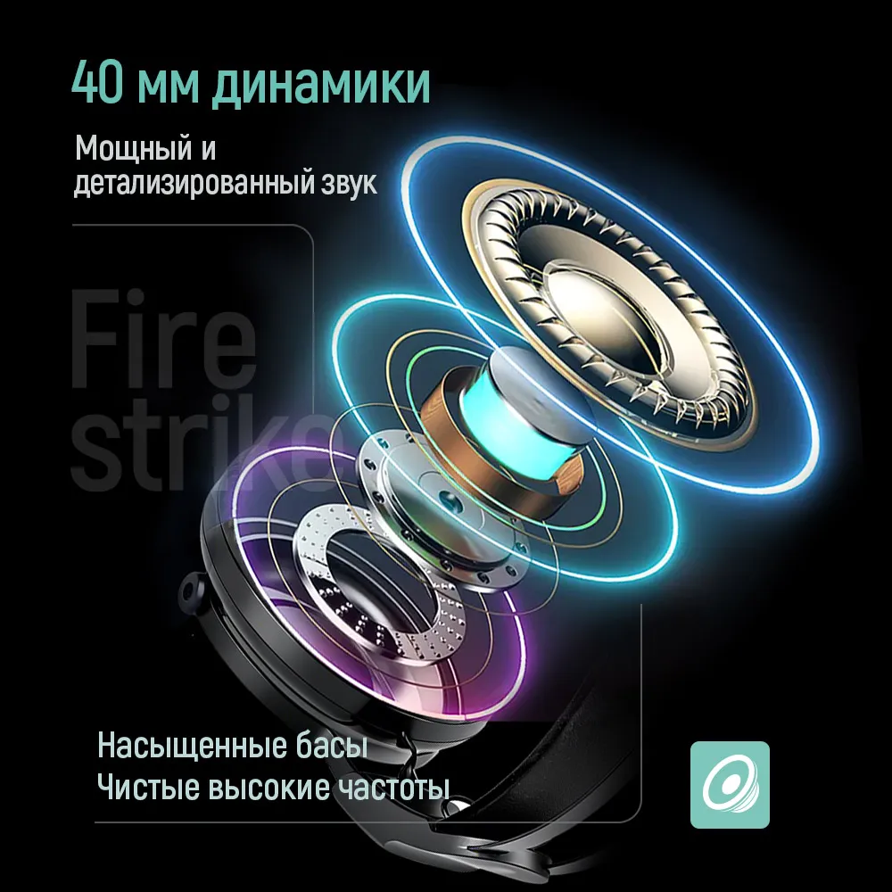 Гарнітура СolorWay Firestrike RGB Black (CW-HPG04BK) - мініатюра 14