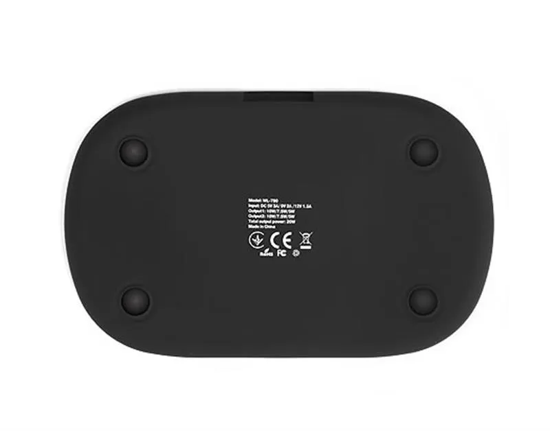 Бездротовий зарядний пристрій REAL-EL WL-780 3A 20W Black - мініатюра 6