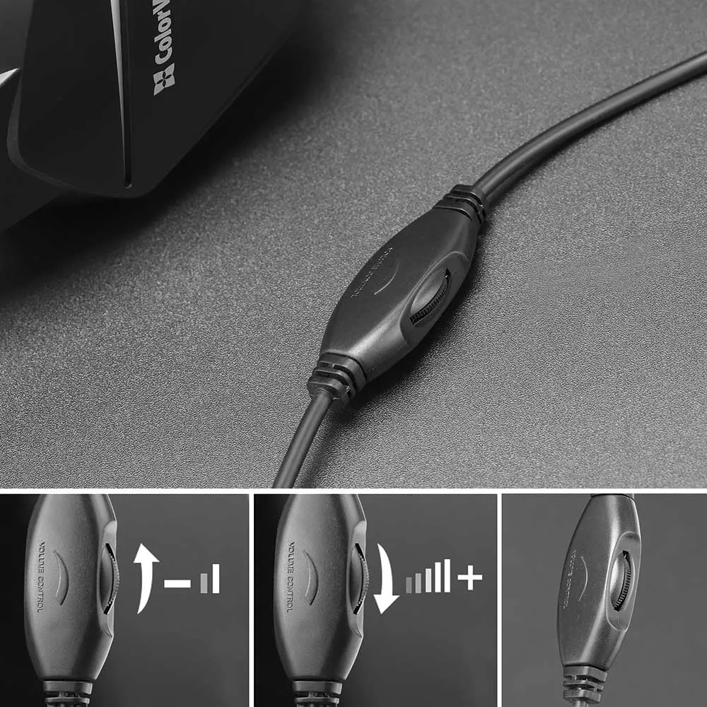 Гарнітура СolorWay Bloodwave LED Black (CW-HPG01BK) - мініатюра 13