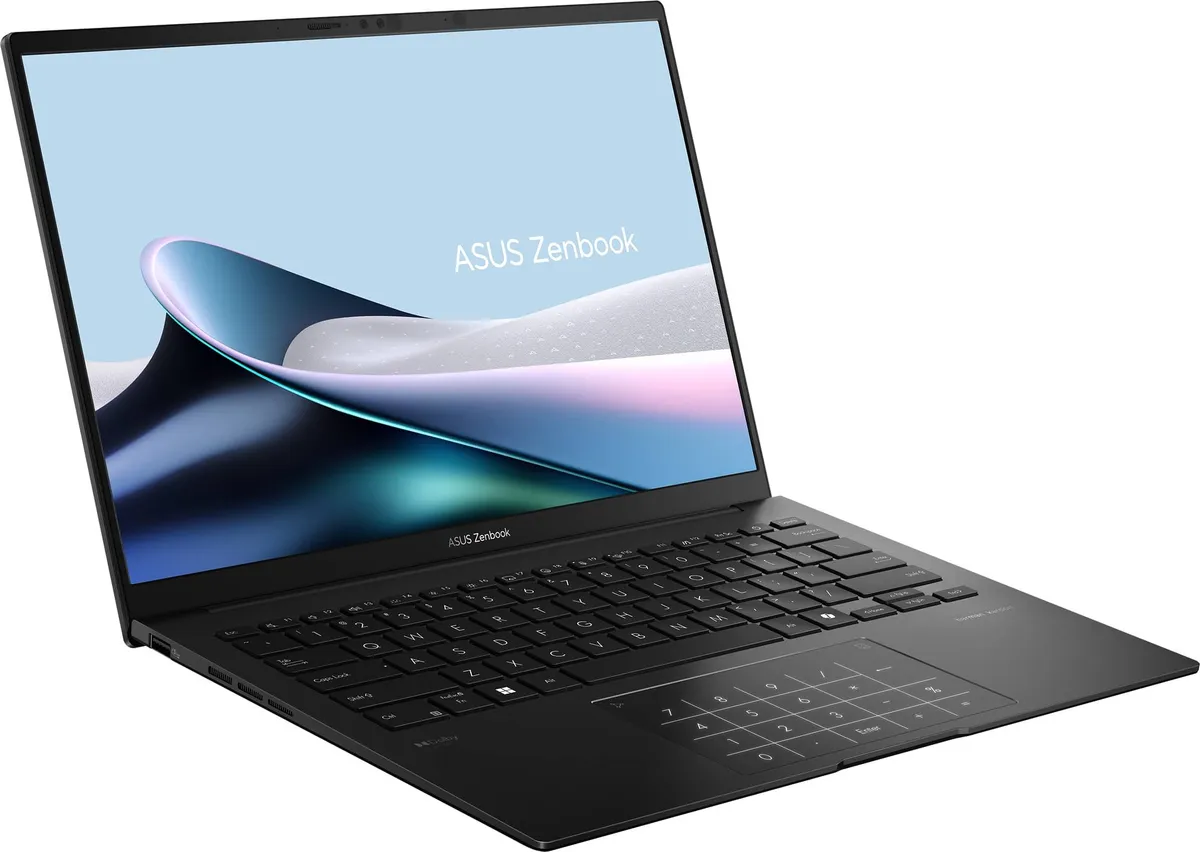 Ноутбук Asus Zenbook 14 OLED UM3406GA-QD009 (90NB17R1-M000B0) Jade Black - мініатюра 3