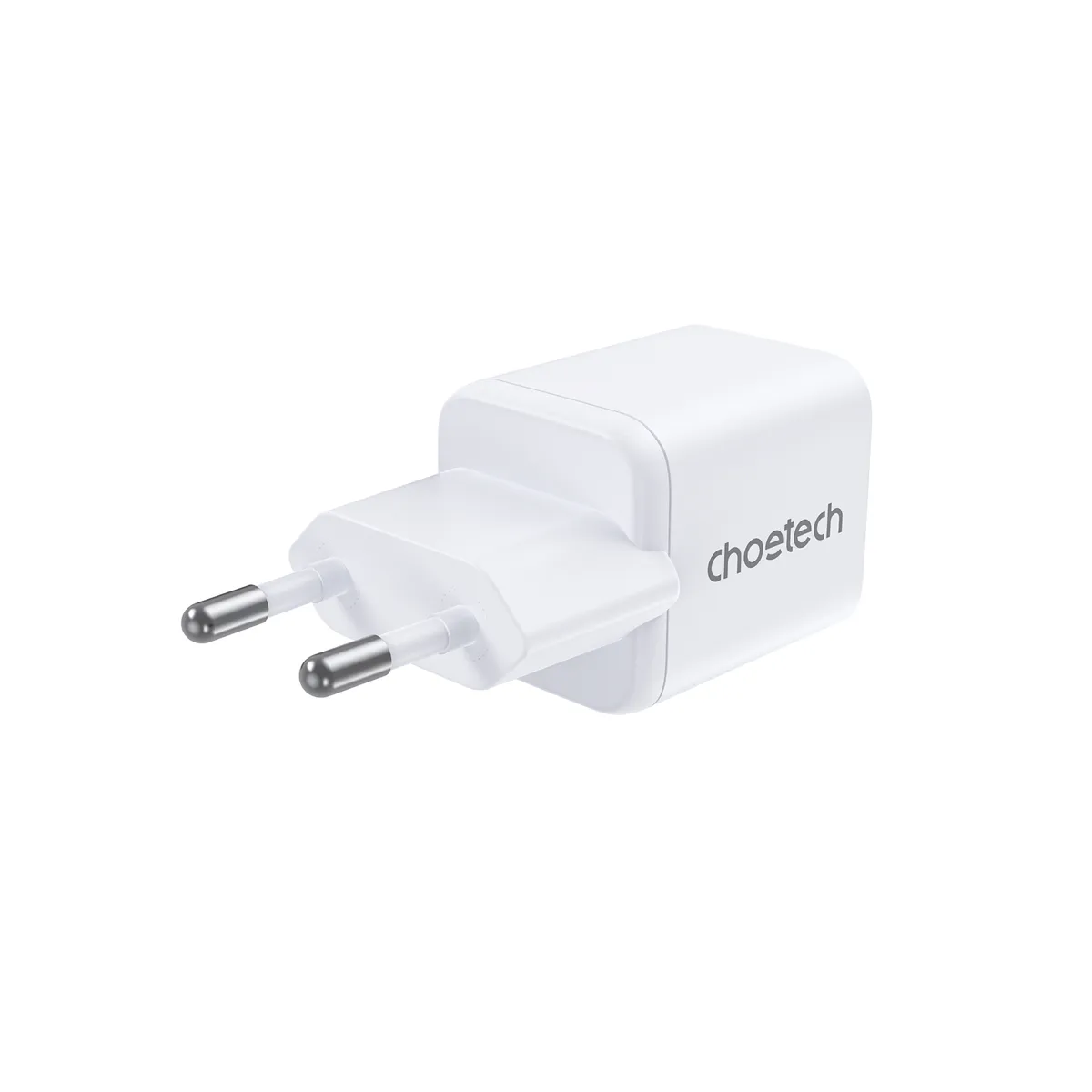 Мережевий зарядний пристрій Choetech (USB-C+USB-A) White (PD5012-EU-WH) - мініатюра 2