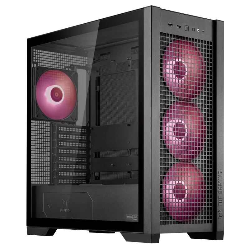 Корпус Asus TUF Gaming GT302 ARGB Black без БЖ (90DC00I0-B19000) - мініатюра 3