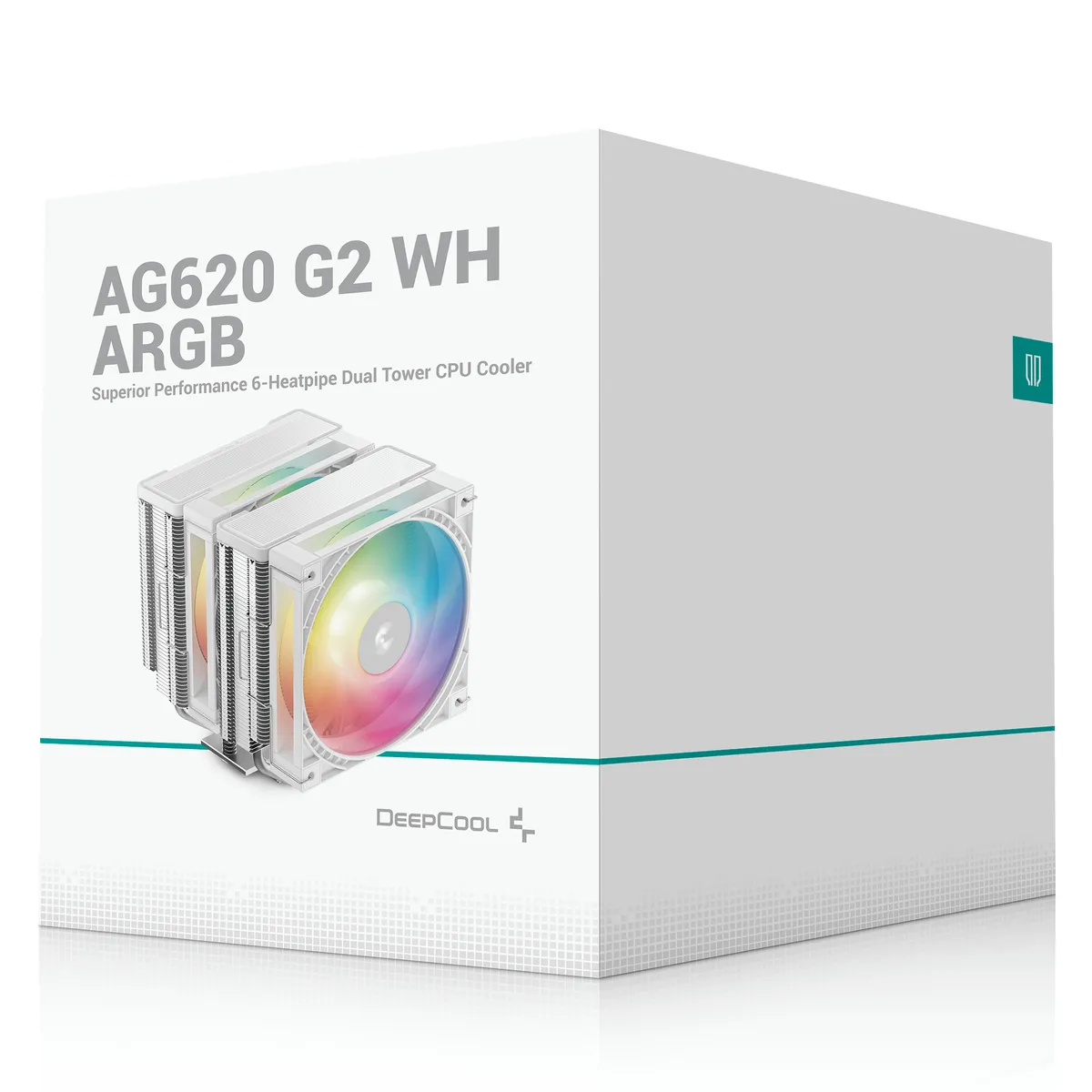 Кулер процесорний DeepCool AG620 G2 WH ARGB (R-AG620-WHAMMG2-G) - мініатюра 2