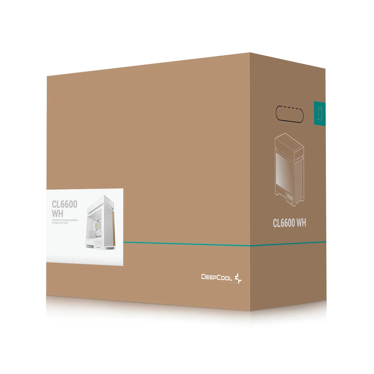 Корпус DeepCool CL6600 White (R-CL6600-WHNNA0-G) - мініатюра 5