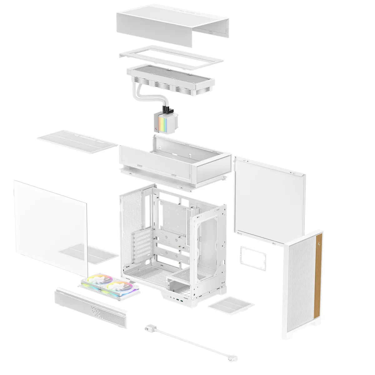 Корпус DeepCool CL6600 White (R-CL6600-WHNNA0-G) - мініатюра 6