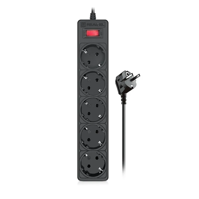 Фільтр живлення REAL-EL RS-Protect 505 3 м Black (EL122300045) - мініатюра 10
