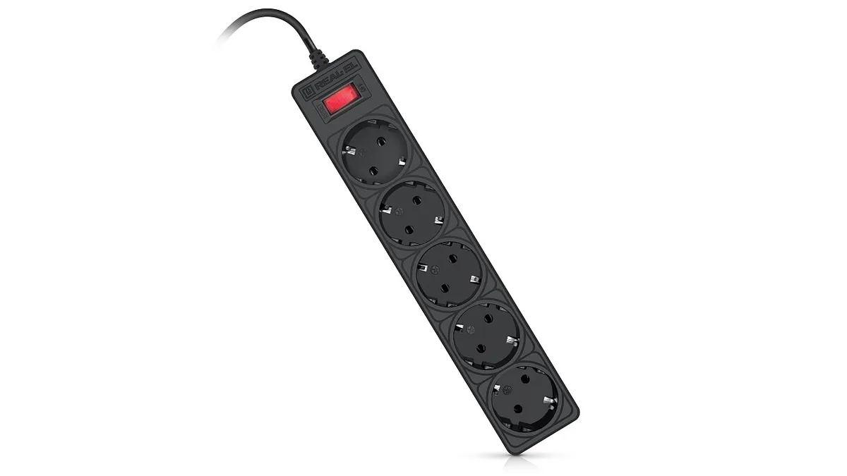 Фільтр живлення REAL-EL RS-Protect 505 3 м Black (EL122300045) - мініатюра 6