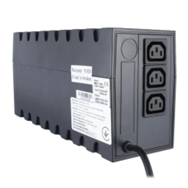 Джерело безперебійного живлення Powercom RPT-1000AP IEC, Lin.int., AVR, 3 x IEC, пластик (00210227) - мініатюра 3