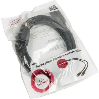 Кабель мультимедійний Display Port to Display Port 1.8m v1.2 Cablexpert (CC-DP2-6) - мініатюра 2