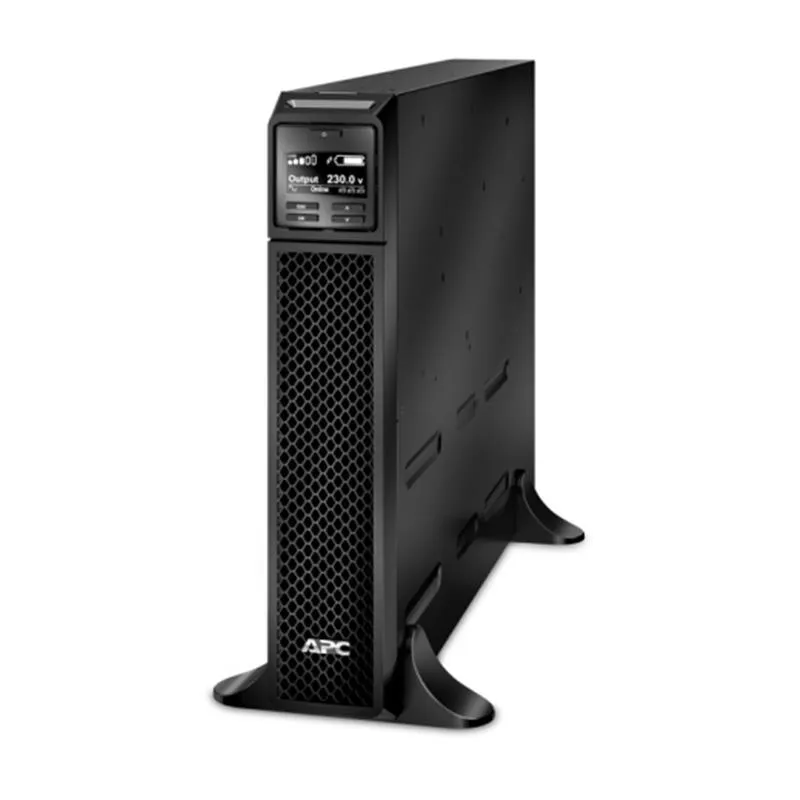 Джерело безперебійного живлення APC Smart-UPS SRT 1000VA, Online, 6хIEC, RJ-45, USB, LCD, метал (SRT1000XLI) - зображення 1