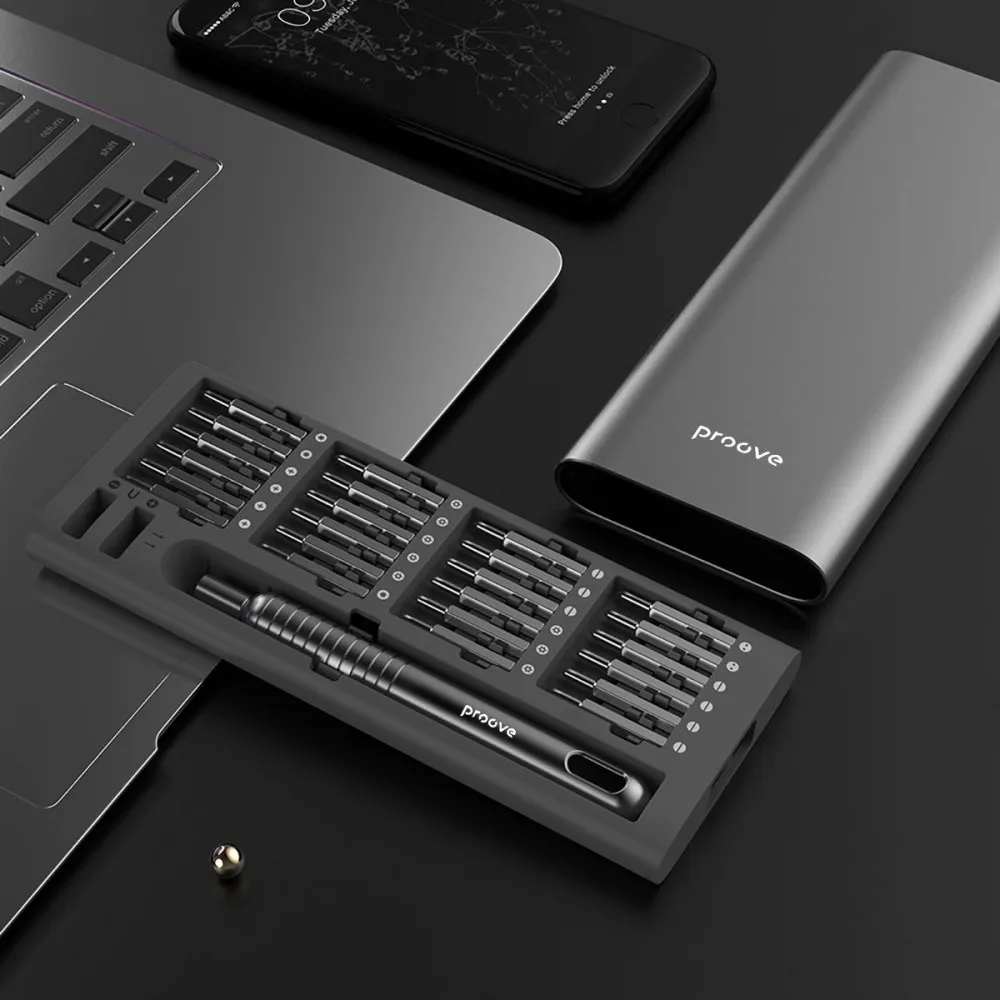 Багатофункціональний набір викруток Proove Fixer 51in1 gray - мініатюра 6