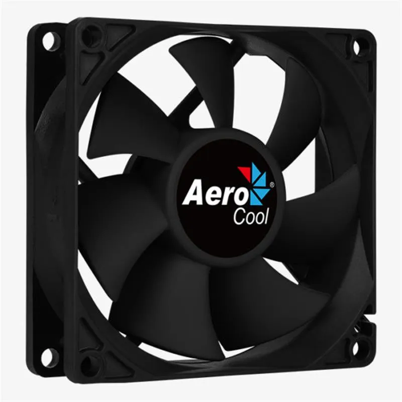 Кулер до корпусу AeroCool Force 8 Black (ACF1-FC00110.11) - зображення 1