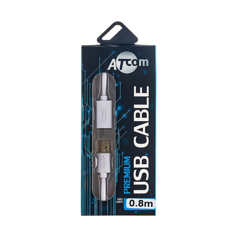 Дата кабель USB 2.0 AM/AF 0.8m Atcom (13424) - мініатюра 2