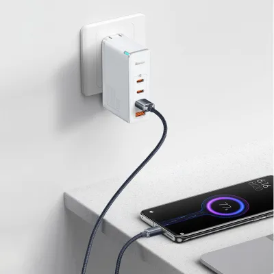 Кабель Baseus Crystal Shine Series Fast Charging Type-C 100W (1.2m) black - мініатюра 6