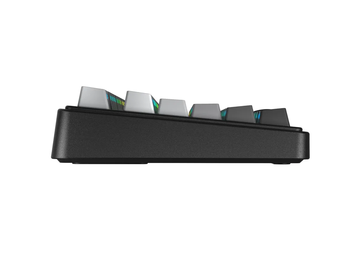 Клавіатура бездротова AULA F75 Gasket Reaper switch Hot-Swap, PBT, 2.4G wireless, BT, Black/Grey - мініатюра 4