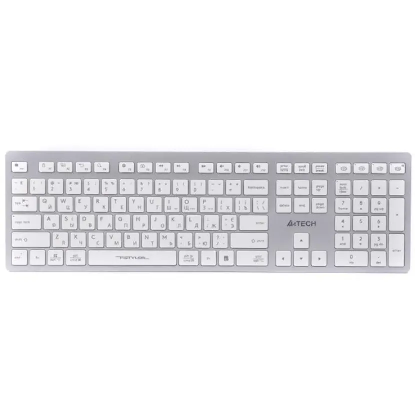 Клавіатура A4Tech Fstyler FBX50C White - зображення 1