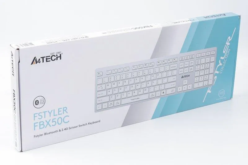 Клавіатура A4Tech Fstyler FBX50C White - мініатюра 5