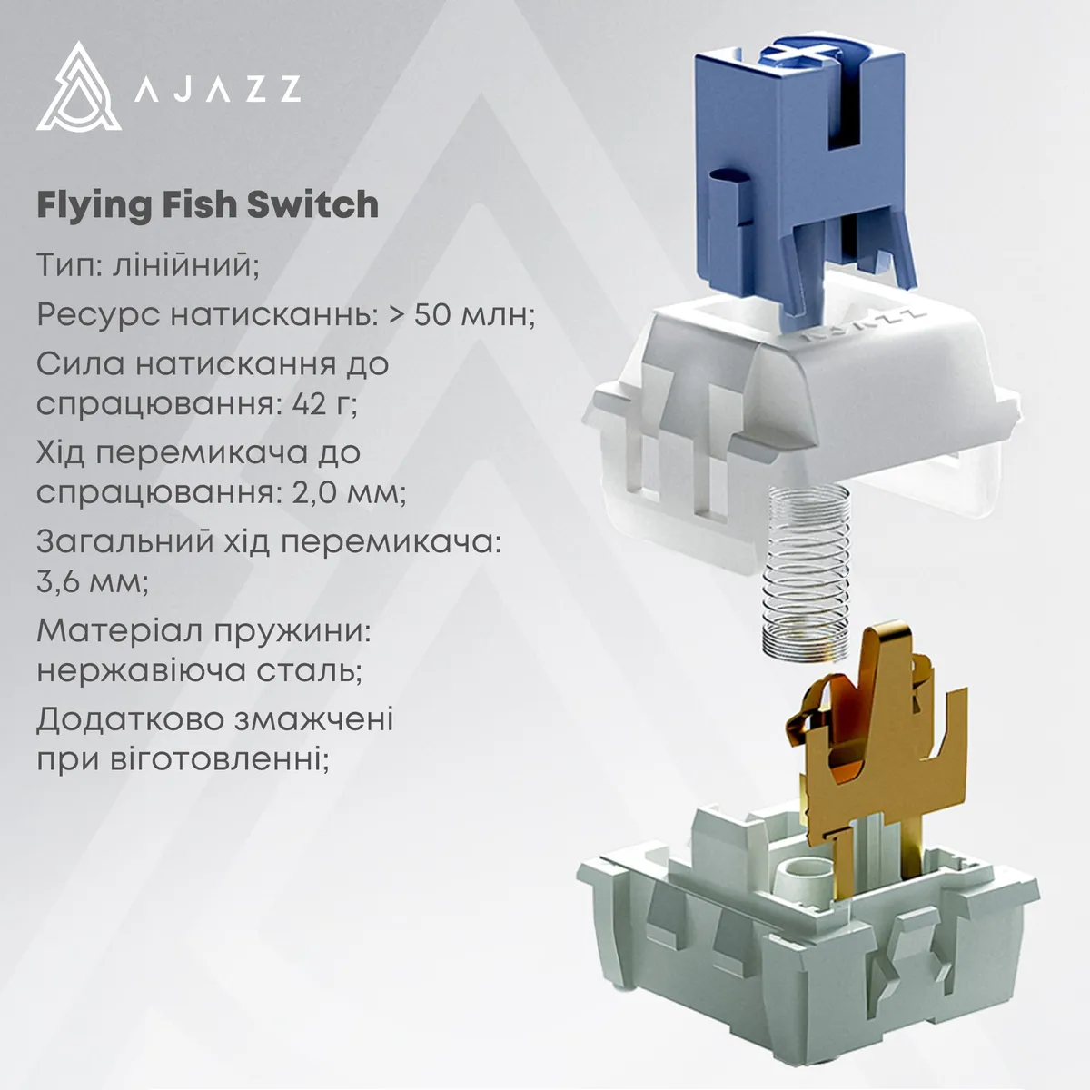 Клавіатура Ajazz AK820 Pro RGB Flying Fish Switch Wireless With Screen (AK820PRO-FF-PWB) Purple - мініатюра 12
