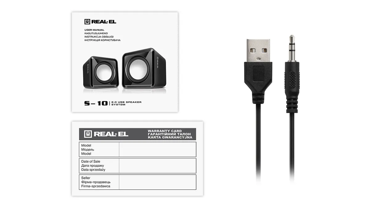 Акустична система REAL-EL S-10 Black - мініатюра 9