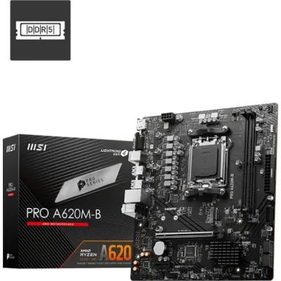 Материнська плата MSI Pro A620M-B Socket AM5 - мініатюра 5