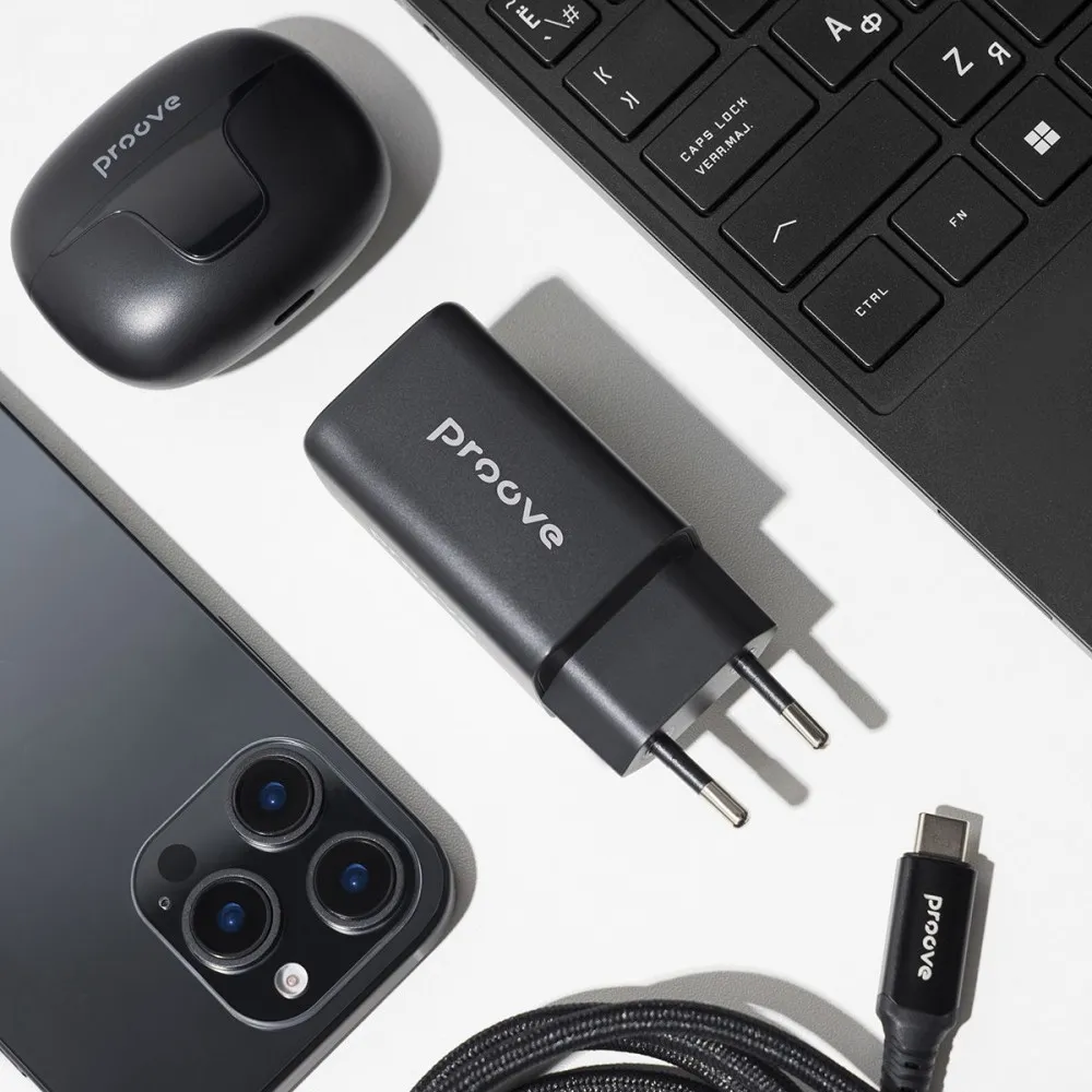 Мережевий ЗП Proove Pocket GaN 65W 3USB (2USB-C+USB) White (WCPG65121202) - мініатюра 14
