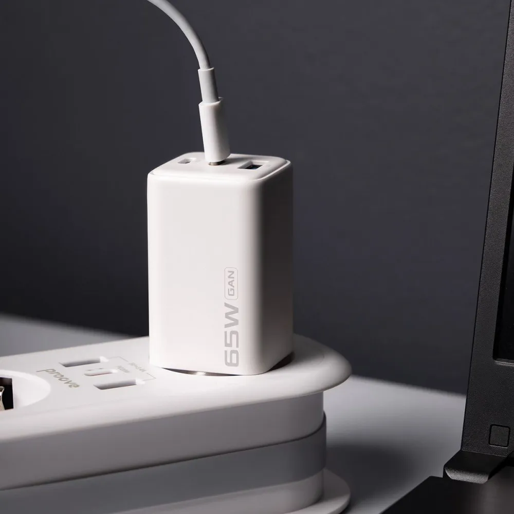 Мережевий ЗП Proove Pocket GaN 65W 3USB (2USB-C+USB) White (WCPG65121202) - мініатюра 15