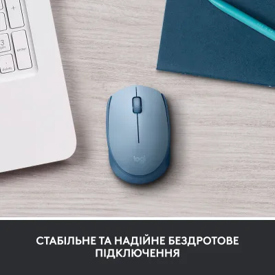 Мишка Logitech M171 Blue Grey (910-006866) - мініатюра 2