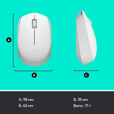 Мишка Logitech M171 White (910-006867) - мініатюра 8