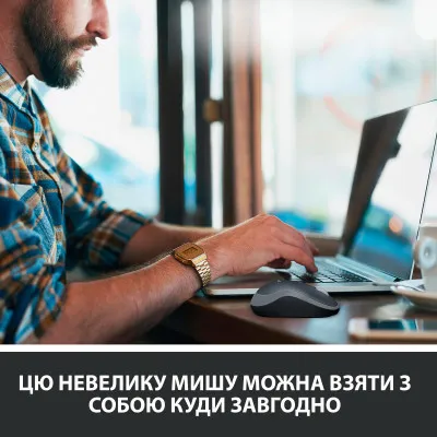 Мишка Logitech M185 swift grey (910-002238) - мініатюра 3