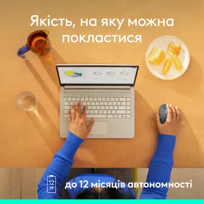 Мишка Logitech M196 Bluetooth Graphite (910-007459) - мініатюра 10