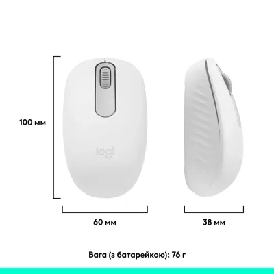 Мишка Logitech M196 Bluetooth Off-White (910-007460) - мініатюра 12