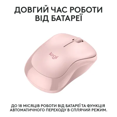 Мишка Logitech M240 Silent Bluetooth Rose (910-007121) - мініатюра 5