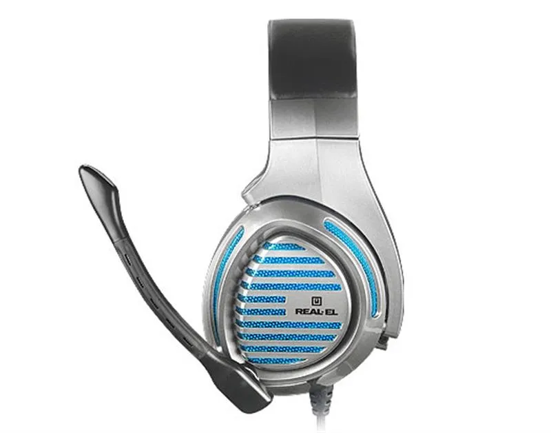 Навушники REAL-EL GDX-7670 Gun Metal - мініатюра 3