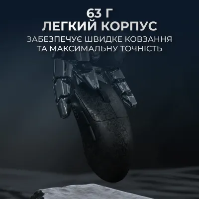 Бездротова ігрова миша AJ199 MAX Black Carbon fiber (AJ199-MAX-B) - мініатюра 11