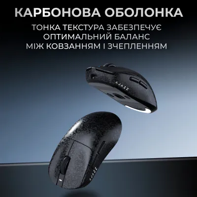 Бездротова ігрова миша AJ199 MAX Black Carbon fiber (AJ199-MAX-B) - мініатюра 9