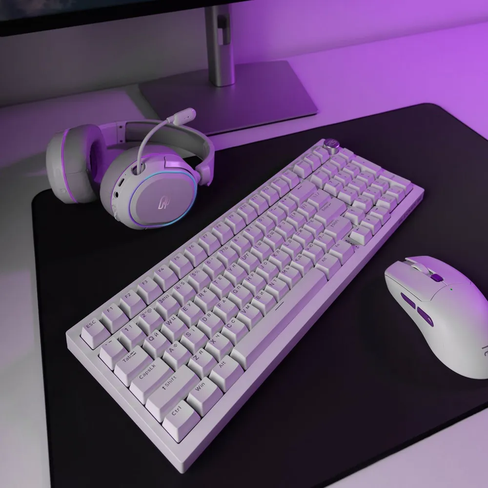 Бездротова клавіатура Proove Gaming Slicker Special Edition (Ukraine Layout) (black/purple) - мініатюра 24