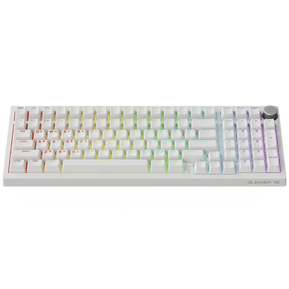 Бездротова клавіатура Proove Gaming Slicker Special Edition (Ukraine Layout) (black/purple) - мініатюра 3