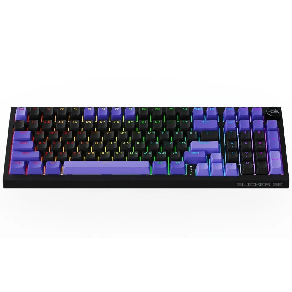 Бездротова клавіатура Proove Gaming Slicker Special Edition (Ukraine Layout) (black/purple) - мініатюра 8