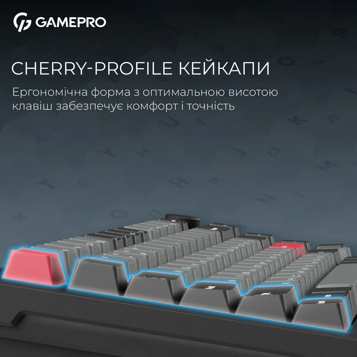 Бездротова механічна клавіатура GamePro Asgard Yord (MK266BK) - мініатюра 14