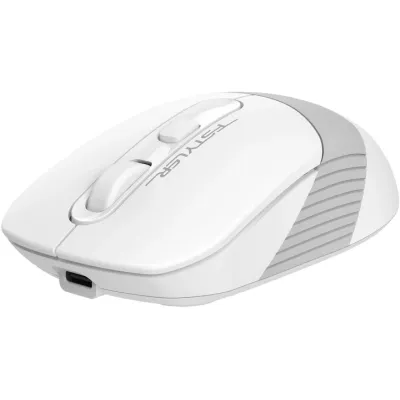 Миша бездротова A4Tech Fstyler FG10CS Air2 (Grayish White),  USB, колір білий+сірий - мініатюра 5