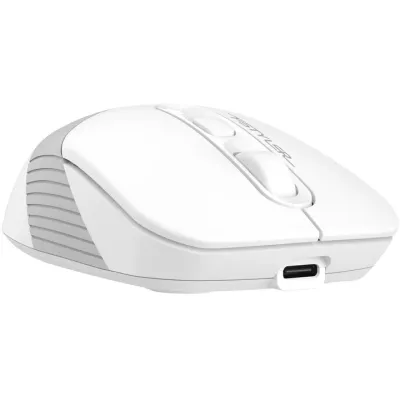 Миша бездротова A4Tech Fstyler FG10CS Air2 (Grayish White),  USB, колір білий+сірий - мініатюра 6