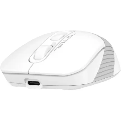 Миша бездротова A4Tech Fstyler FG10CS Air2 (Grayish White),  USB, колір білий+сірий - мініатюра 7