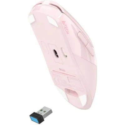 Миша бездротова A4Tech Fstyler FG50 Plus (Pink),  USB, колір рожевий - мініатюра 10