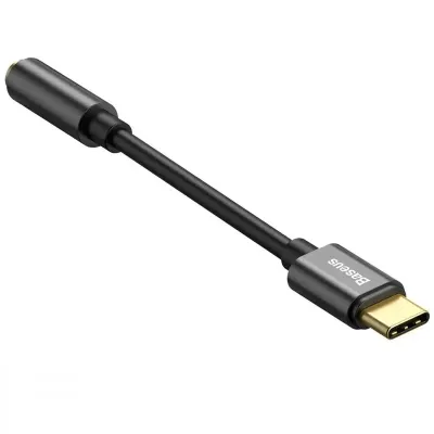 Перехідник AUX Baseus L54 Type-C to 3.5mm (black) - мініатюра 3