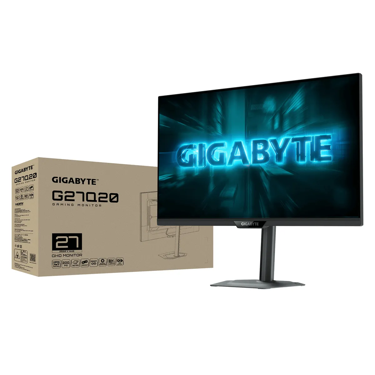 Монітор Gigabyte 27" Gaming G27Q20 IPS Black 200Hz - мініатюра 7